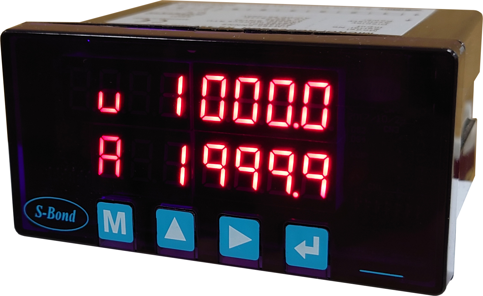 UMDVA直流電壓V電流Shunt雙排顯示_短殼數位電錶